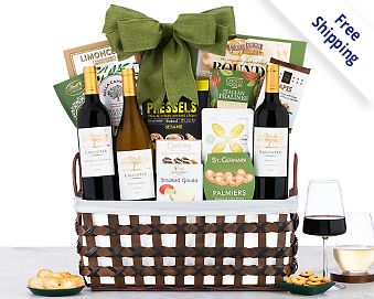 Callister Wine Trio Gift Basket Free Shipping
